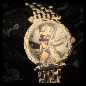 Betty Boop silver watch